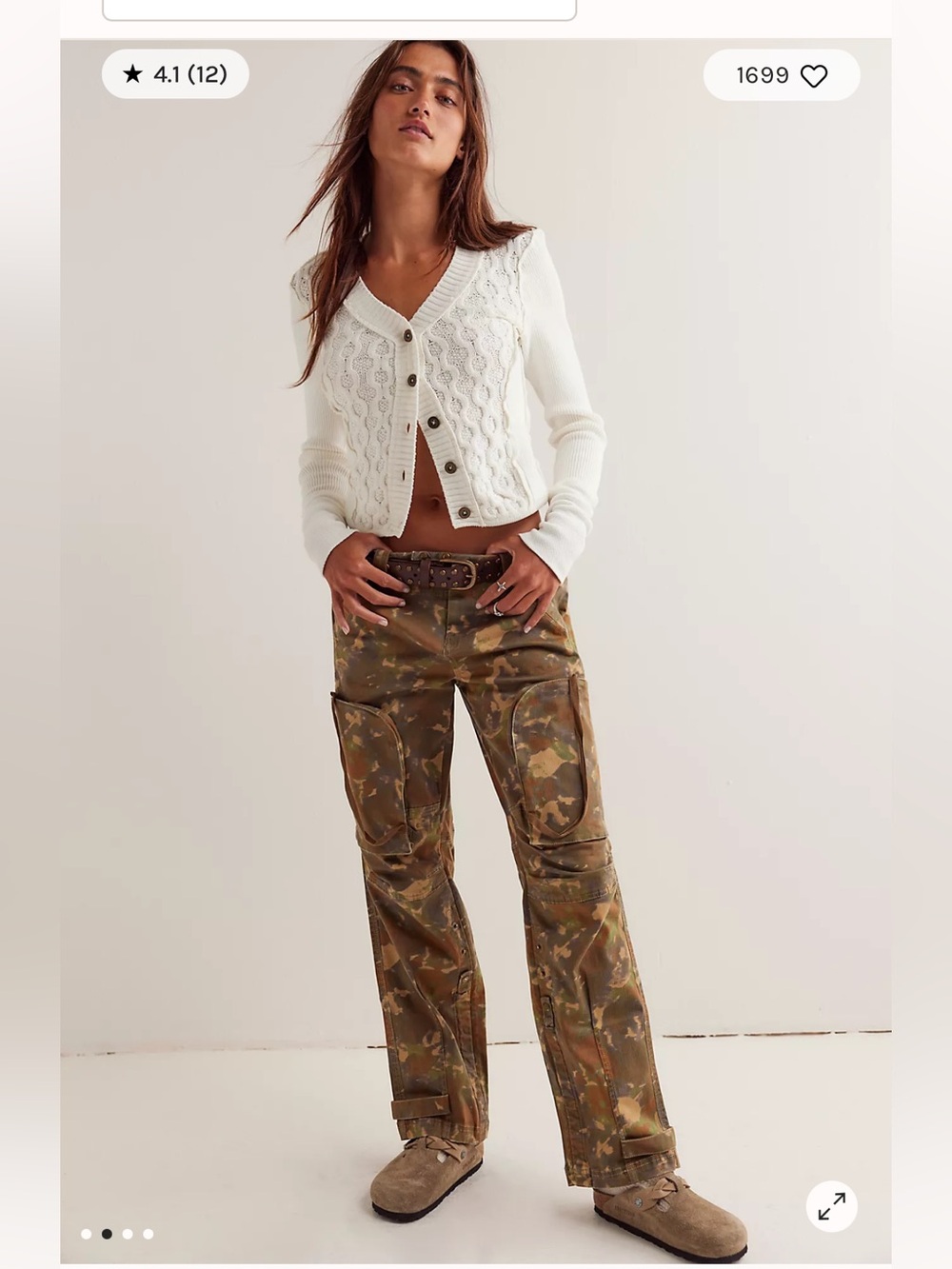 We The Free Can’t Compare Camo Slouch Pants